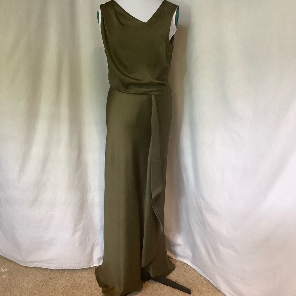 BHLDN Olive Green Maxi Dress